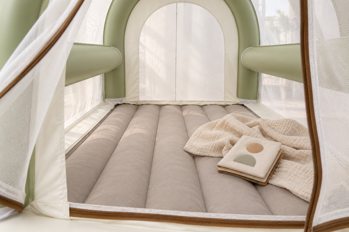 Inside the Arc, looking down at the floor, design render